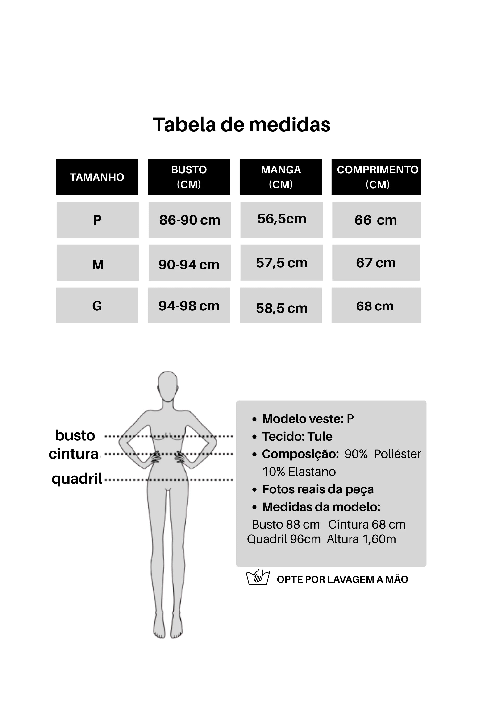 Kit 3 Bodies Tule Gola Alta Second Skin – Tule