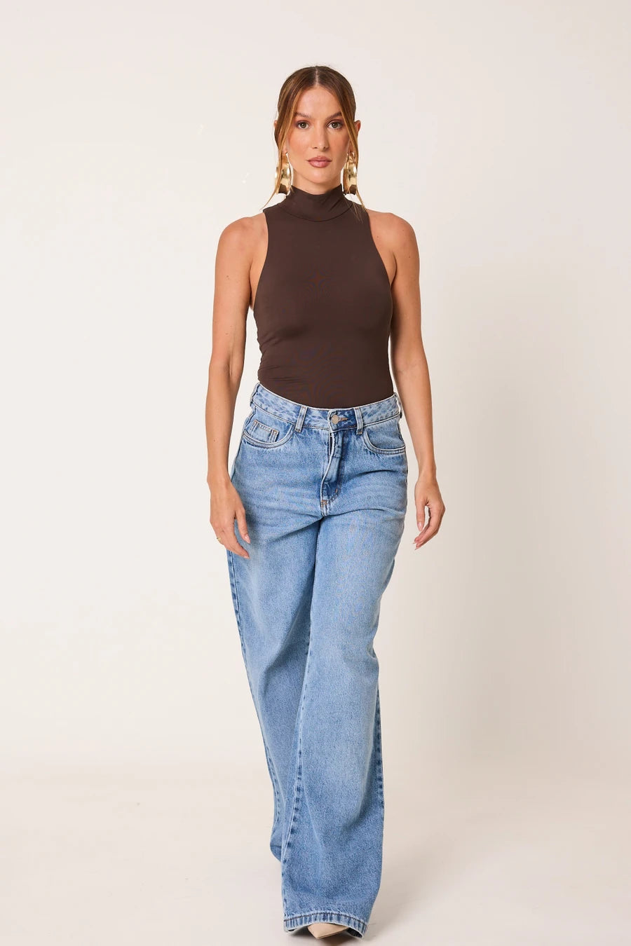 Body Regata Corte a Fio Second Skin