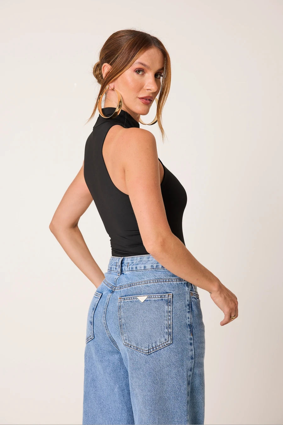 Body Regata Corte a Fio Second Skin