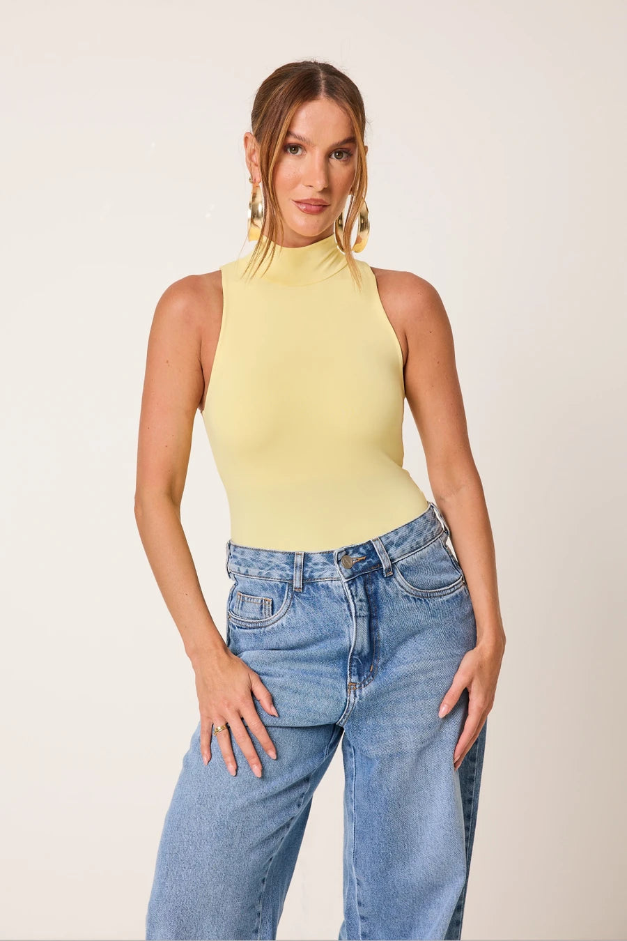 Body Regata Corte a Fio Second Skin