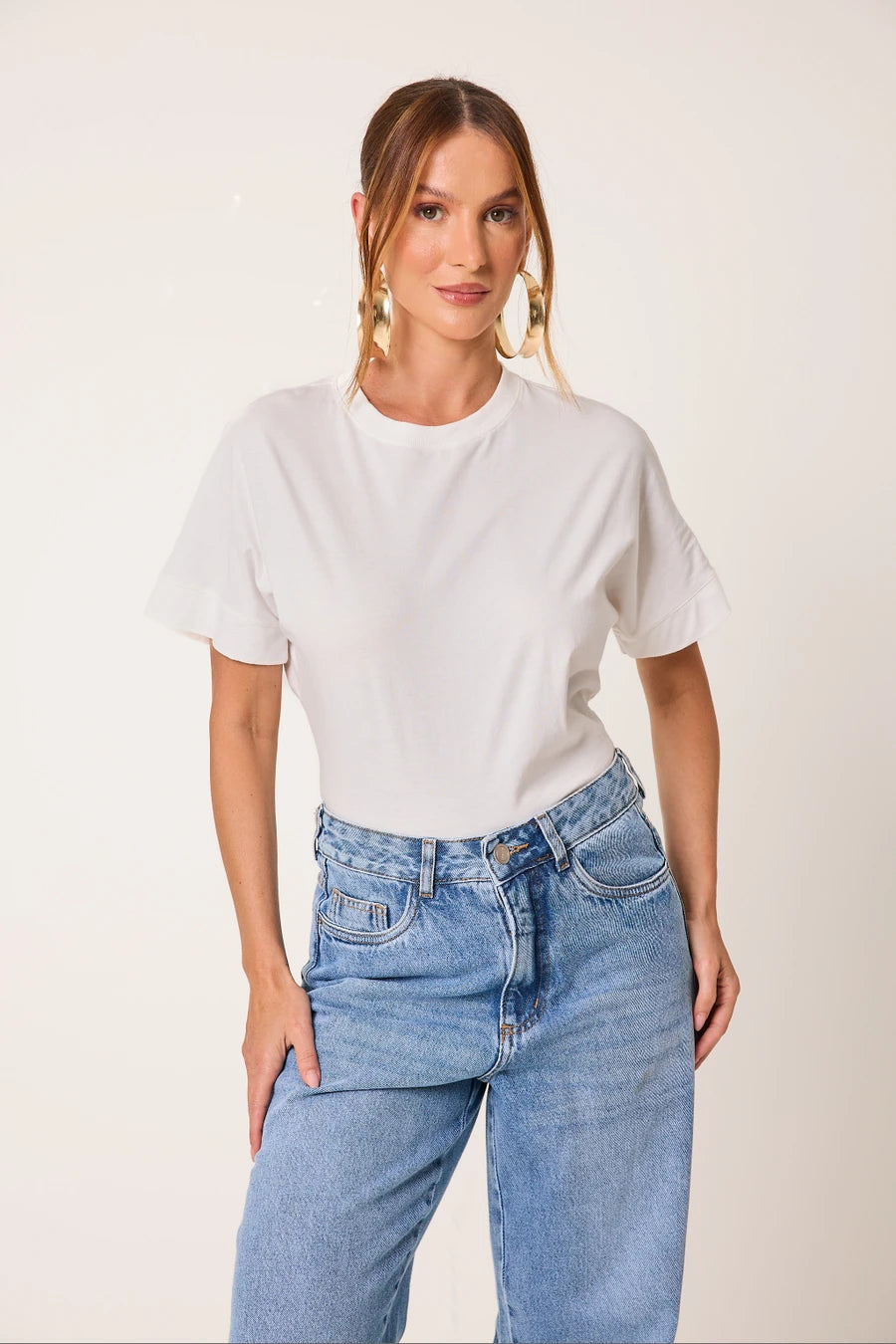 T-Shirts Essenciais em Algodão