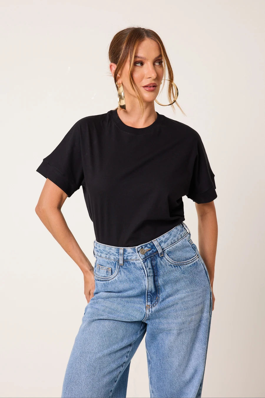 Kit 3 T-Shirts Essenciais em Algodão