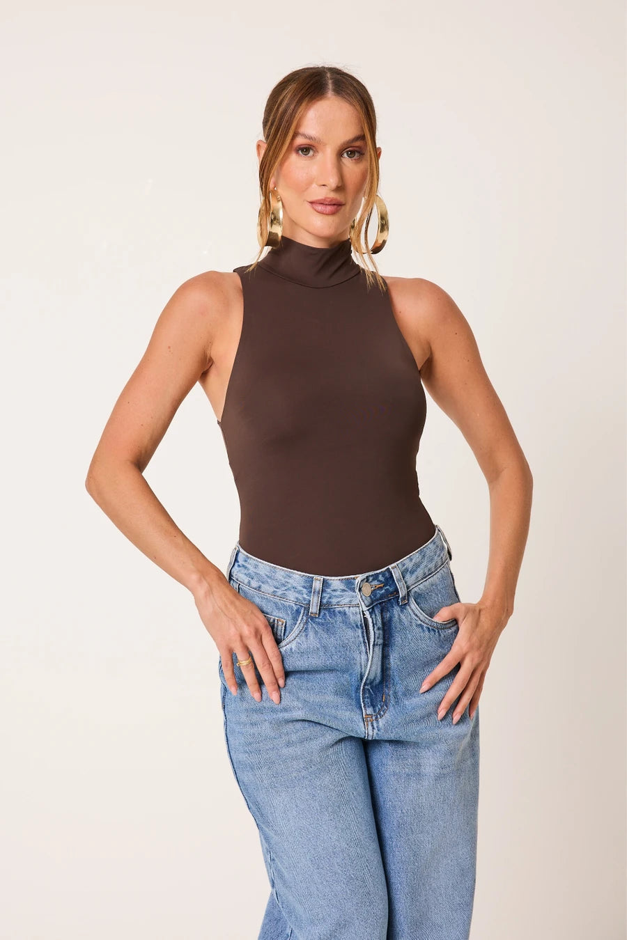 Body Regata Corte a Fio Second Skin