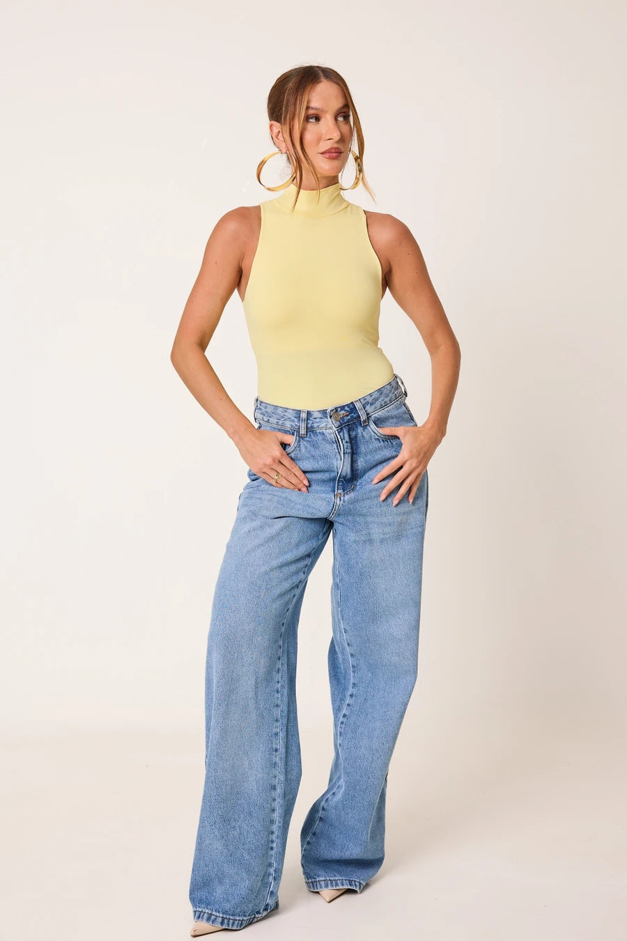 Body Regata Corte a Fio Second Skin