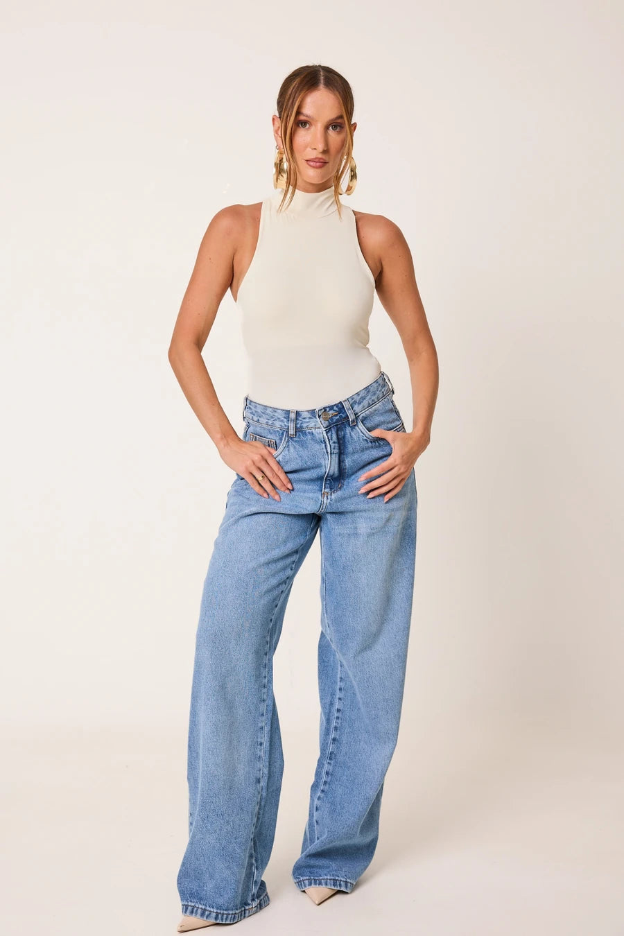 Body Regata Corte a Fio Second Skin