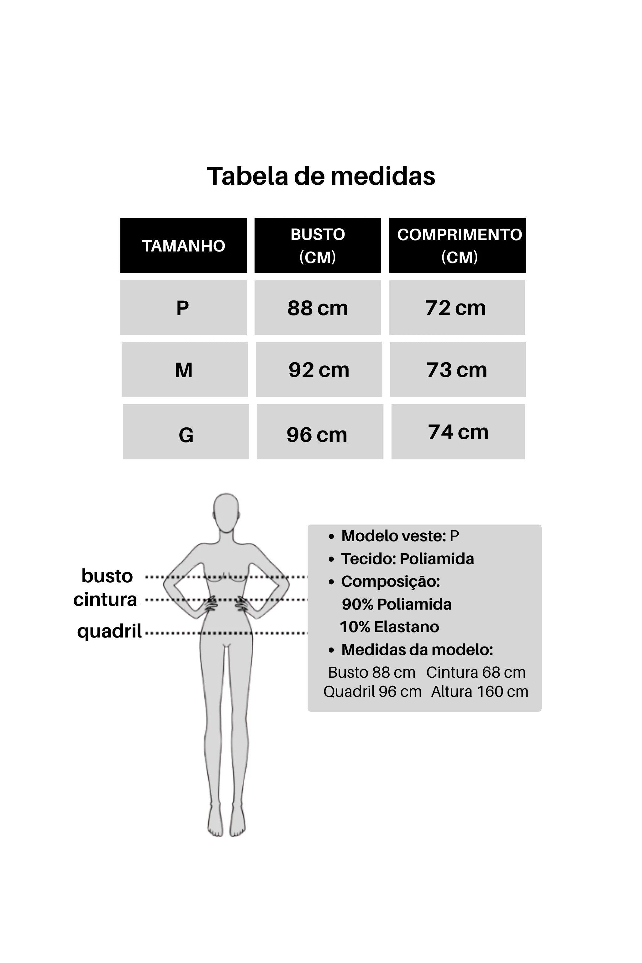 Kit 3 Bodies Regata Corte a Fio Second Skin