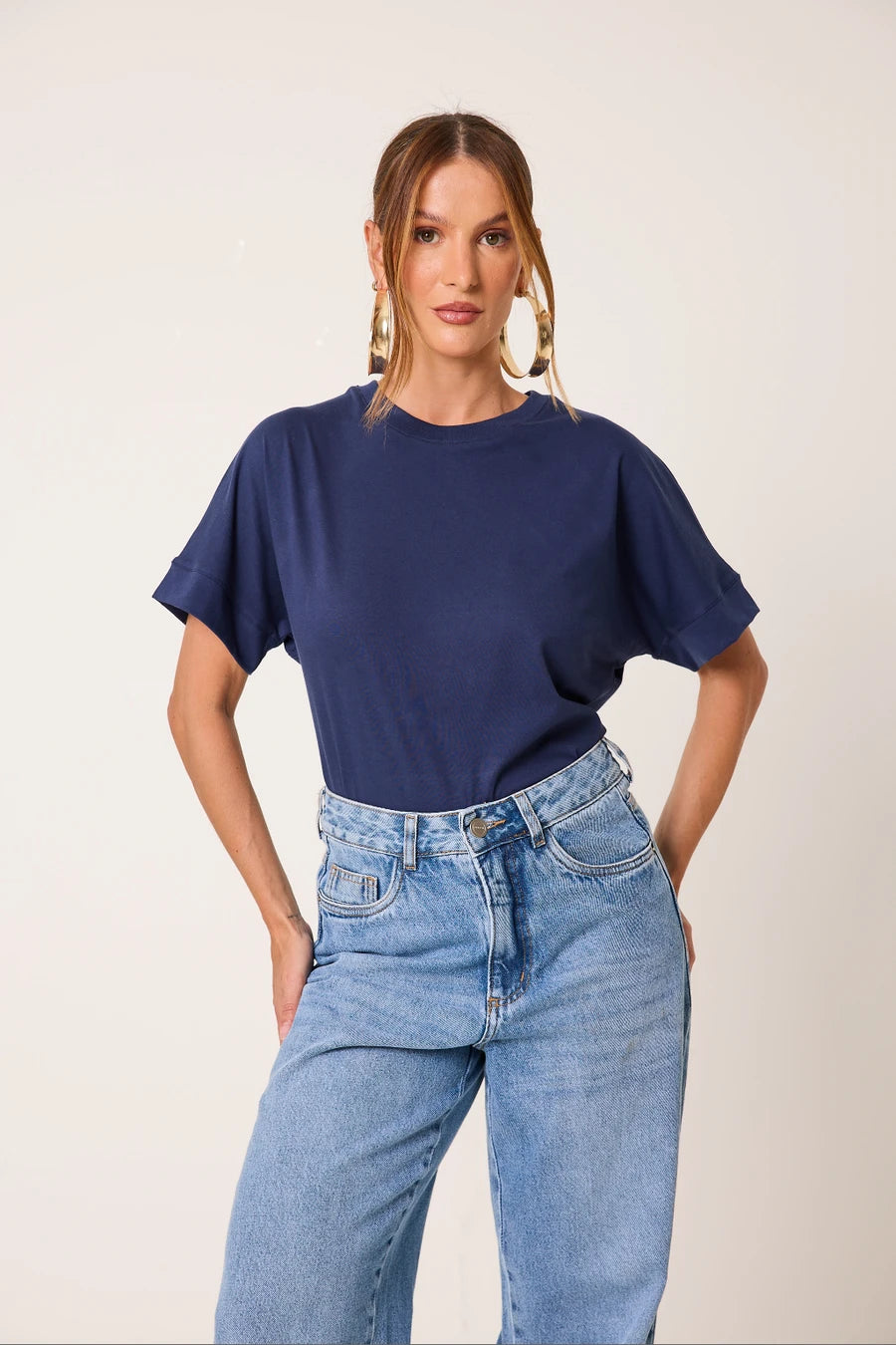 T-Shirts Essenciais em Algodão