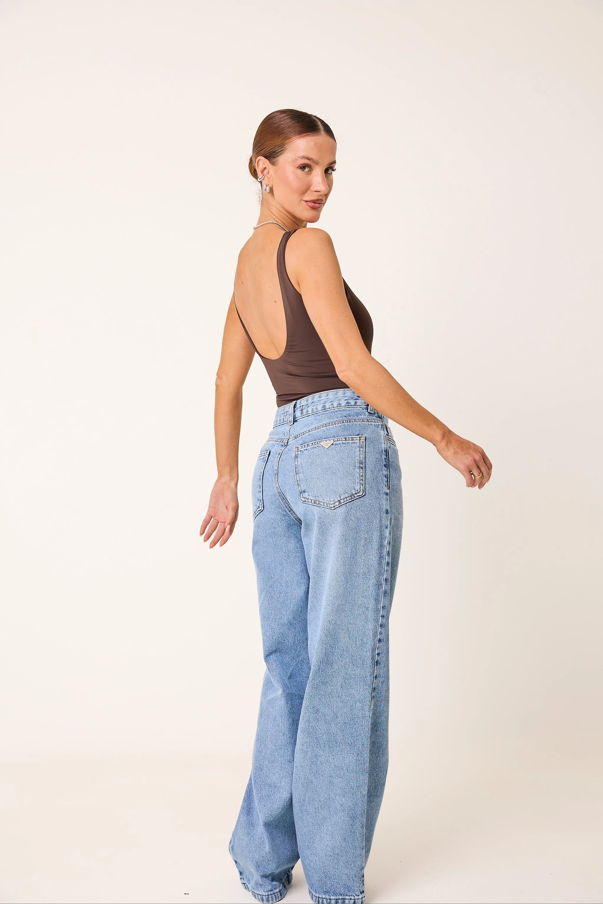 Kit 3 Bodies Regata Decote U nas Costas Second Skin