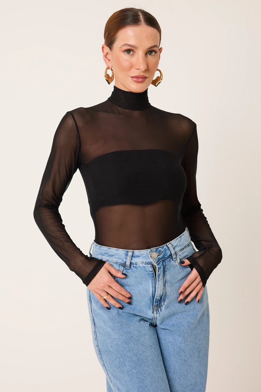 Body Tule Gola Alta Second Skin – Tule